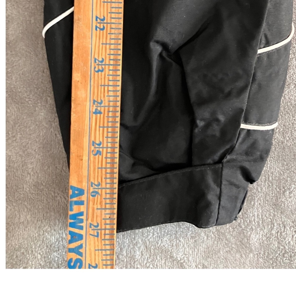 Columbia Womens Waterproof Rain Jacket‎ Black White Piping Hooded Large - Picture 11 of 11